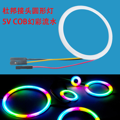 5V全彩WS2812幻彩cob天使眼圆环