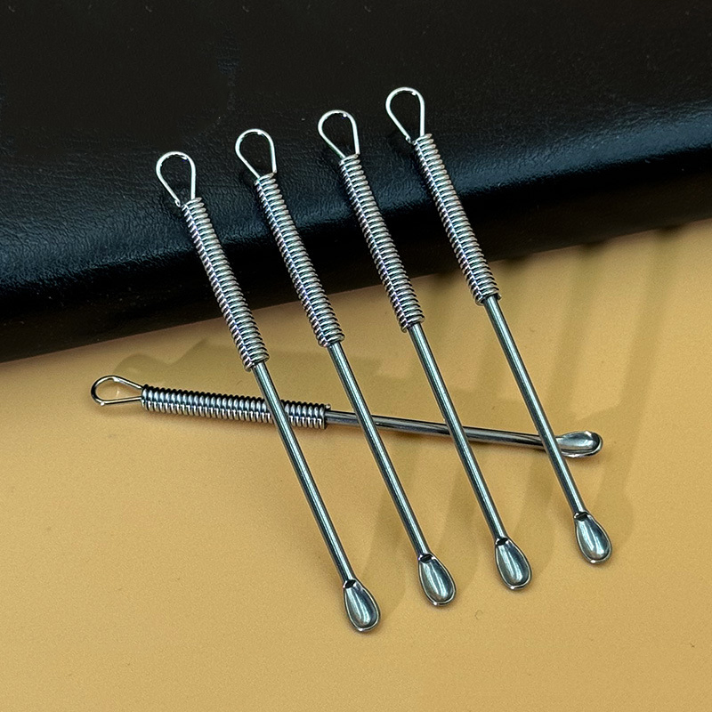 不锈钢掏耳勺成人挖耳勺便携单个耳耙老式家用耳屎扣洁耳采耳工具