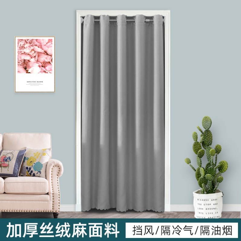布帘女房门茅g童间隔门帘遮挡帘隔墙隔断卧室可爱卧室衣柜