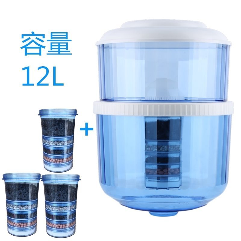 Water dispenser filter barrel net bucket home caVn be taken