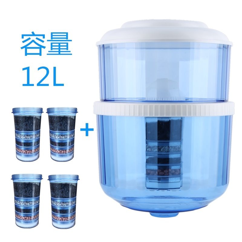 Water dispenser filter barrel net bucket home caVn be taken