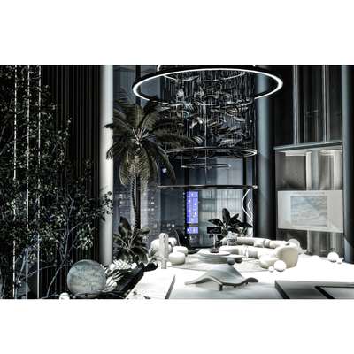 模拟人生4房屋mod|未来公寓|三米舒诺托兰帝高塔带家具40x30|#542