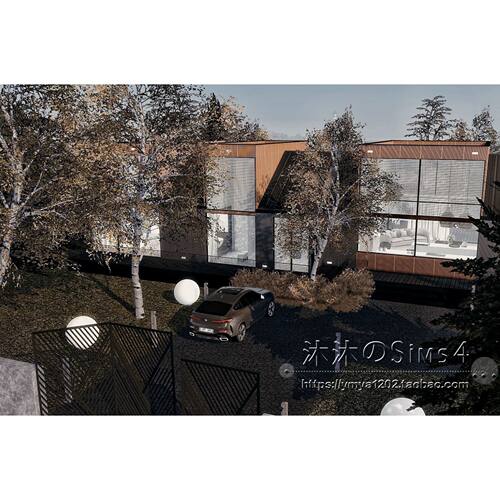 模拟人生4CC房屋mod|Glenhome|2卧2卫|住宅一套带家具|40x40|#334