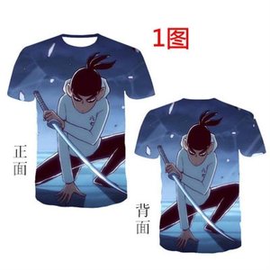 童装伍六七短袖T恤567阿柒的刺客装儿童T款五六七夜光动漫衣服男