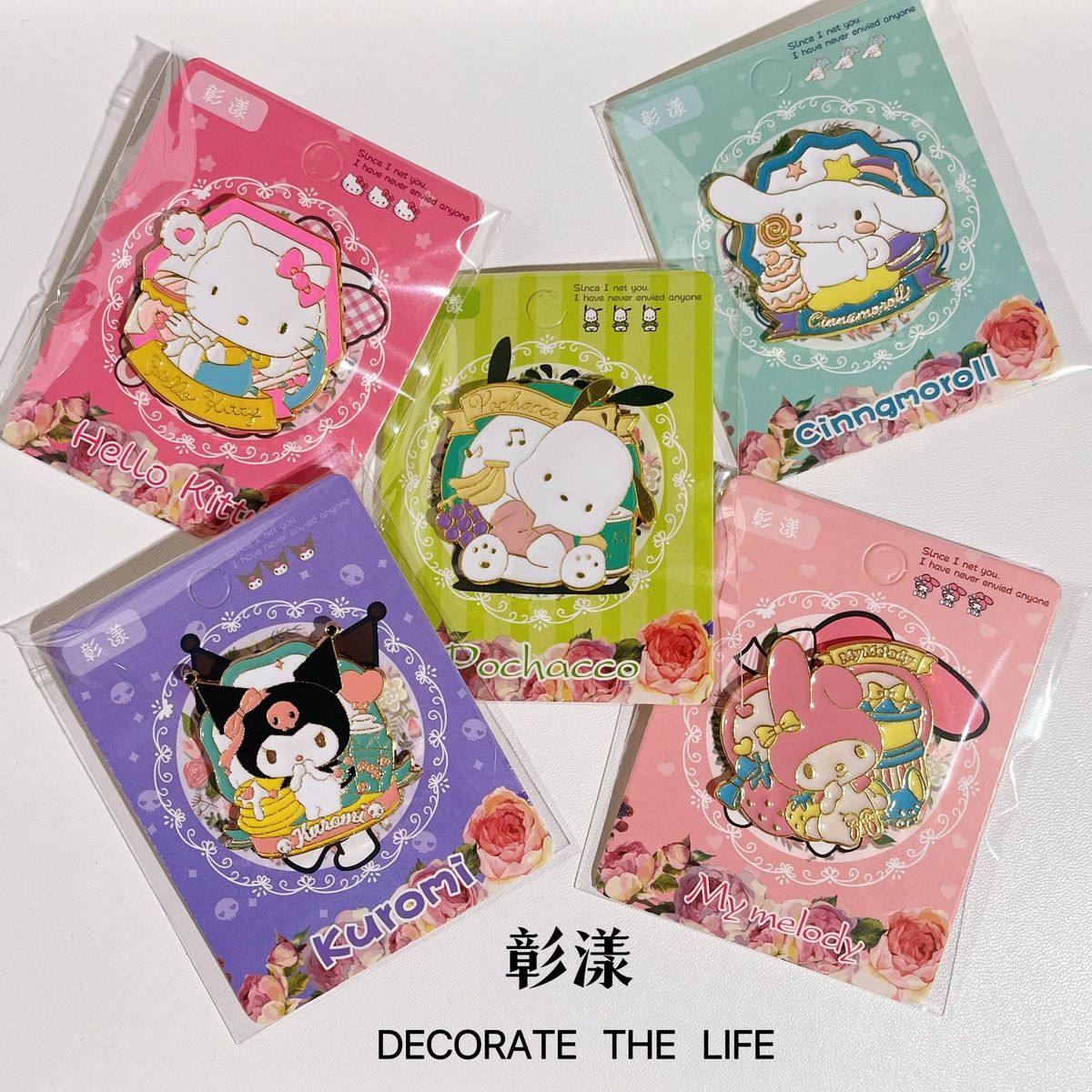 三丽鸥玉桂狗库洛米甜蜜午后金属徽章可爱精致卡装包包衣服JK胸针,饰品/流行首饰/时尚饰品新,胸针,淘宝优惠券,粉丝福利购,淘宝优惠卷