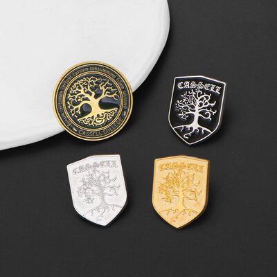 卡塞尔学院校徽世界树胸针龙族徽章学院校徽屠龙游戏小说周边勋章