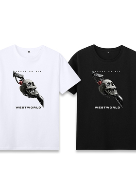 美剧西部世界Westworld第四季迷宫夏季短袖纯棉T恤影视周边上衣
