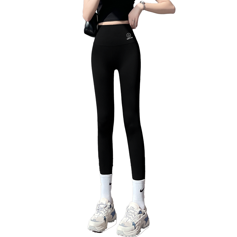 鲨鱼裤无尴尬线女外穿口袋健身瑜伽裤秋冬季收腹提臀保暖裤子