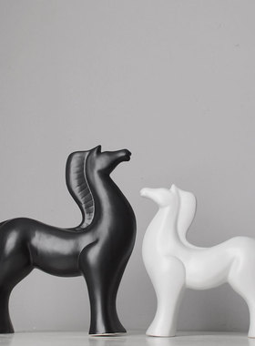 陶瓷祝福北欧客厅电视柜装饰品