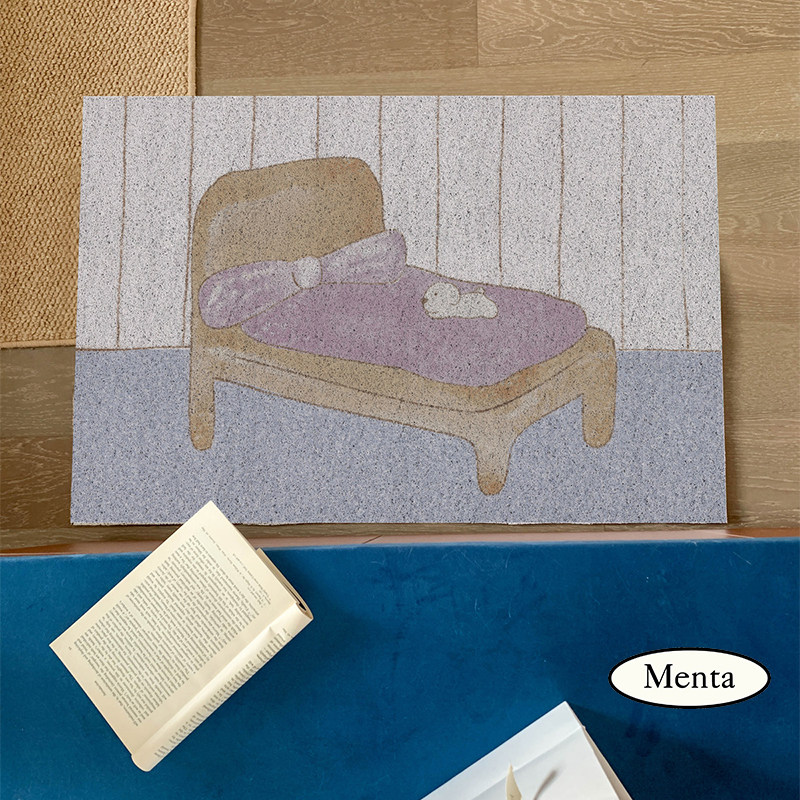 MENTA “梦系列”原创可爱丝圈入户门地垫门厅玄关脚垫地毯耐脏