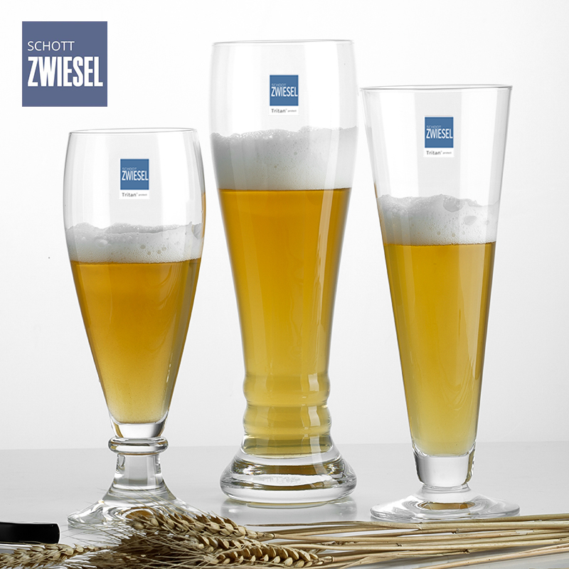 德国进口玻璃大麦精酿啤酒杯子