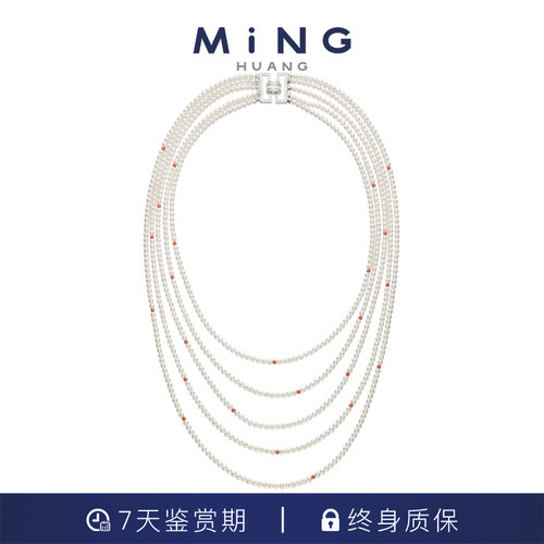 名皇唐顿庄园云中阶梯多层项链