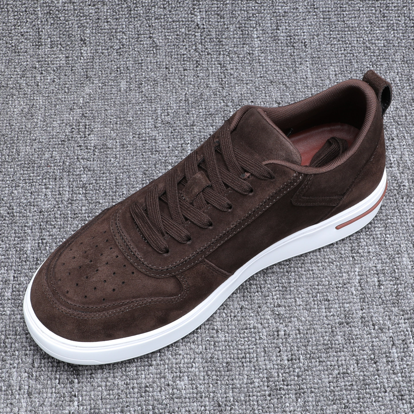 秋冬新款男鞋时尚翻毛皮系带休闲板鞋老钱风小众复古简约青年潮鞋,流行男鞋,休闲板鞋,淘宝优惠券,粉丝福利购,淘宝优惠卷