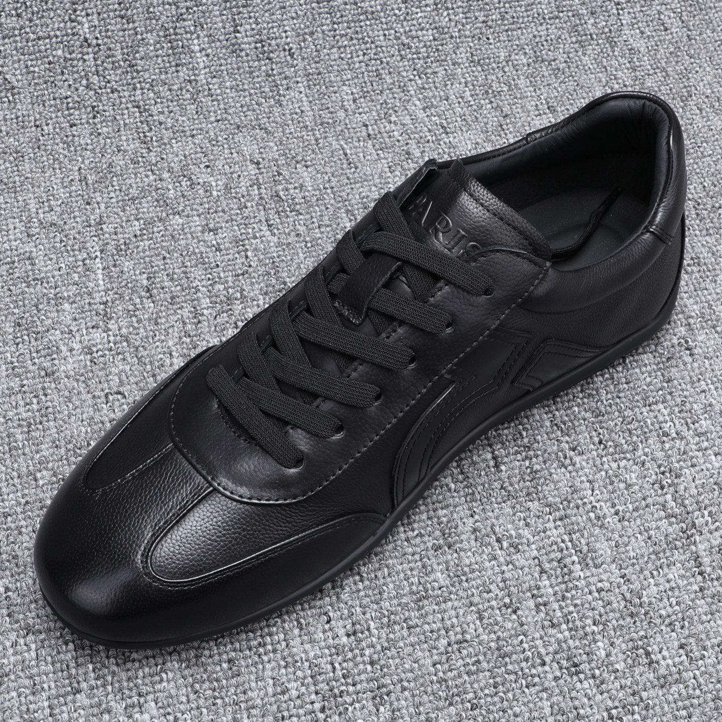 广州男鞋头层牛皮瘦版系带休闲板鞋平底百搭轻便软底舒适德迅鞋男,流行男鞋,休闲板鞋,淘宝优惠券,粉丝福利购,淘宝优惠卷