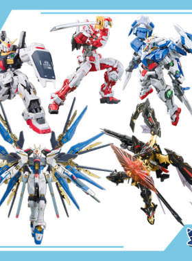 万代拼装模型 RG1/144脉冲强袭自由金异端独角兽 海盗V牛高达敢达