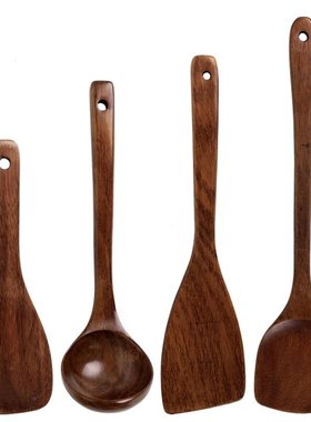 极速Cooking utensils set non-stick pan special wooden s.patu