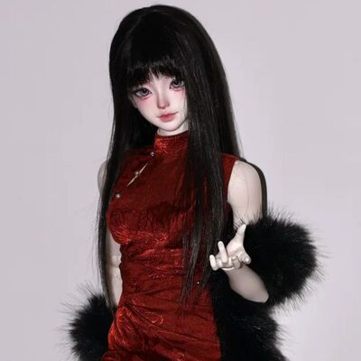 bjd娃娃sd娃4分女娃小姝 bjd御姐风素体关节人偶化妆娃娃气质女神