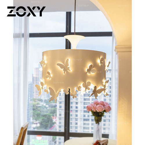 zoxy卧室、餐厅奶油风铁艺蝴蝶
