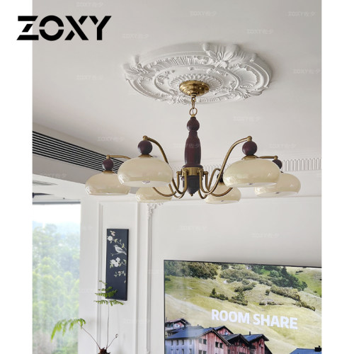 zoxy法式中古客厅吊灯大厅主灯