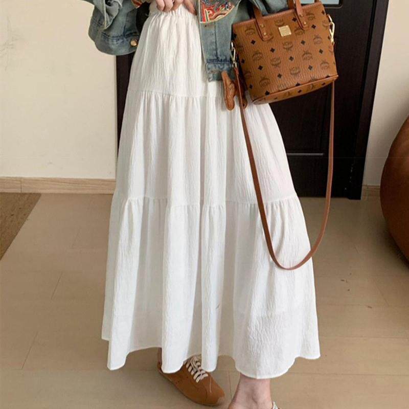 孕妇夏季薄款天丝半身裙裙子2026春装新品显瘦垂感气质长裙春夏款