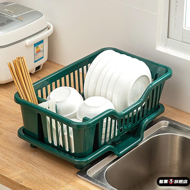 厨房水槽沥水碗架餐具滤水篮碗盘筷子置物架
