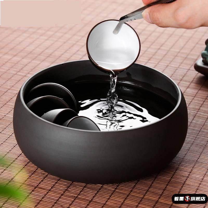 宜兴紫砂茶洗大陶瓷洗小可洗茶碗茶杯洗笔洗功夫茶具烟灰缸花盆,餐饮具,茶杯,淘宝优惠券,粉丝福利购,淘宝优惠卷