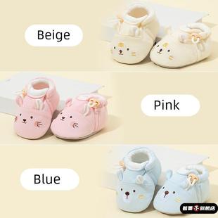 袜新生儿袜子鞋 1岁冬季 防掉鞋 6个月 春秋软底男女宝宝鞋 婴儿鞋