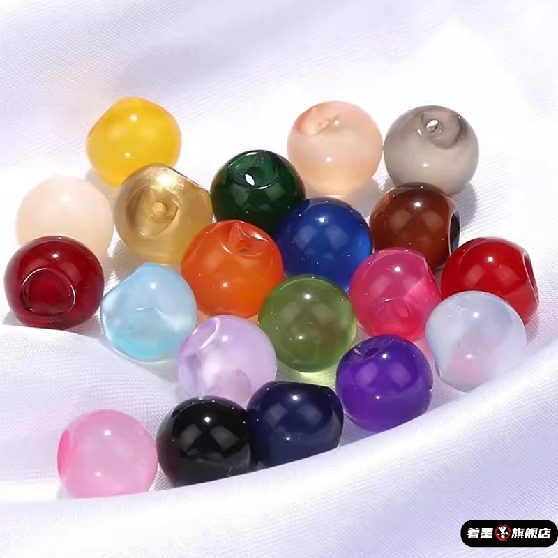 国风玉石精致纽扣汉服旗袍盘扣中式彩色玛瑙