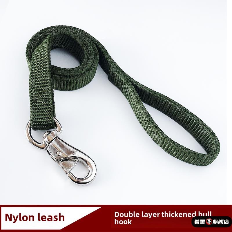 尼龙狗狗牵引绳中型大型犬狗链子金毛马犬德牧遛狗绳子加长牵引带