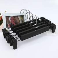 Men's trouser racks with long pants clips, anti-slip hangers, trouser hangers, clothing store trouser clips, trouser racks, home drying clothes hangers thumbnail 6