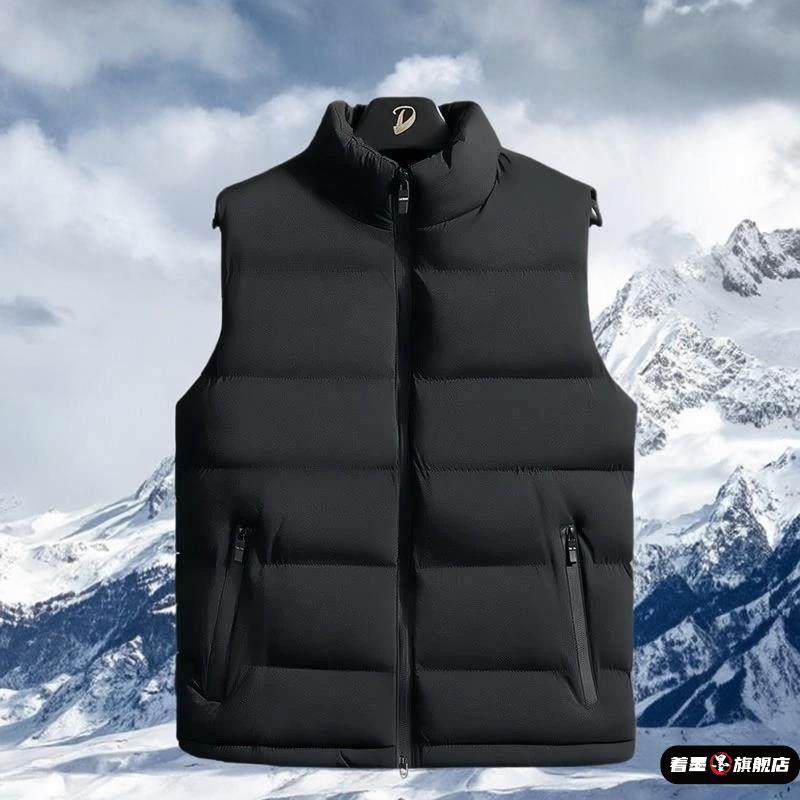 加绒马甲男士2025冬季新款加厚休闲防寒保暖坎肩立领夹克防风棉服,男装,常规马甲,淘宝优惠券,粉丝福利购,淘宝优惠卷