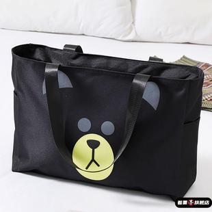 旅行包袋可爱轻便大容量女手提旅游包包帆布短途行李袋子便携学生