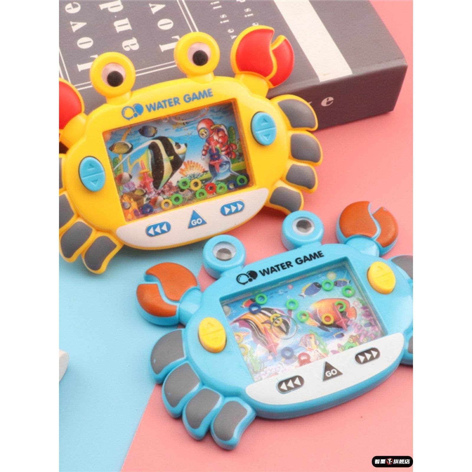经典儿童游戏机套圈水中套圈圈传统幼儿园礼品大号手柄游戏圈圈机