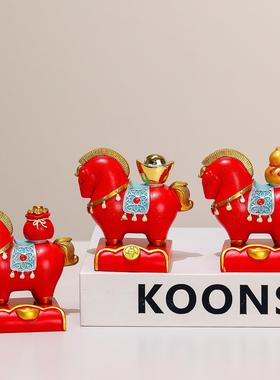 2026吉祥物办公室马年小马手机国