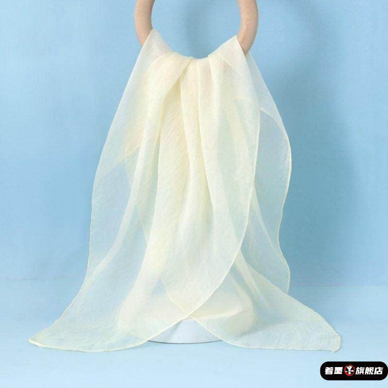 婴儿外出挡风纱巾盖布宝宝遮阳防风防尘浅紫色蒙头柔软舒适大丝巾