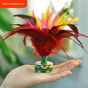 儿童运动耐踢鸡毛毽子小学生比赛专用羽毛毛毽球键腱踢毽专业好踢