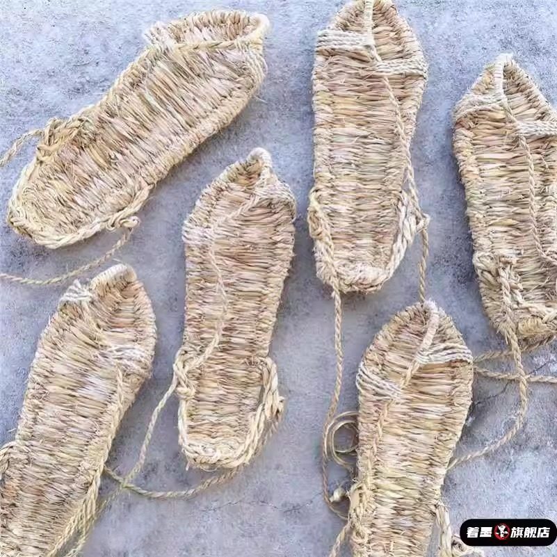 老式手工编织草鞋男女同款传统红军天然藤草稻草凉鞋复古休闲麻鞋,流行男鞋,其他凉鞋,淘宝优惠券,粉丝福利购,淘宝优惠卷