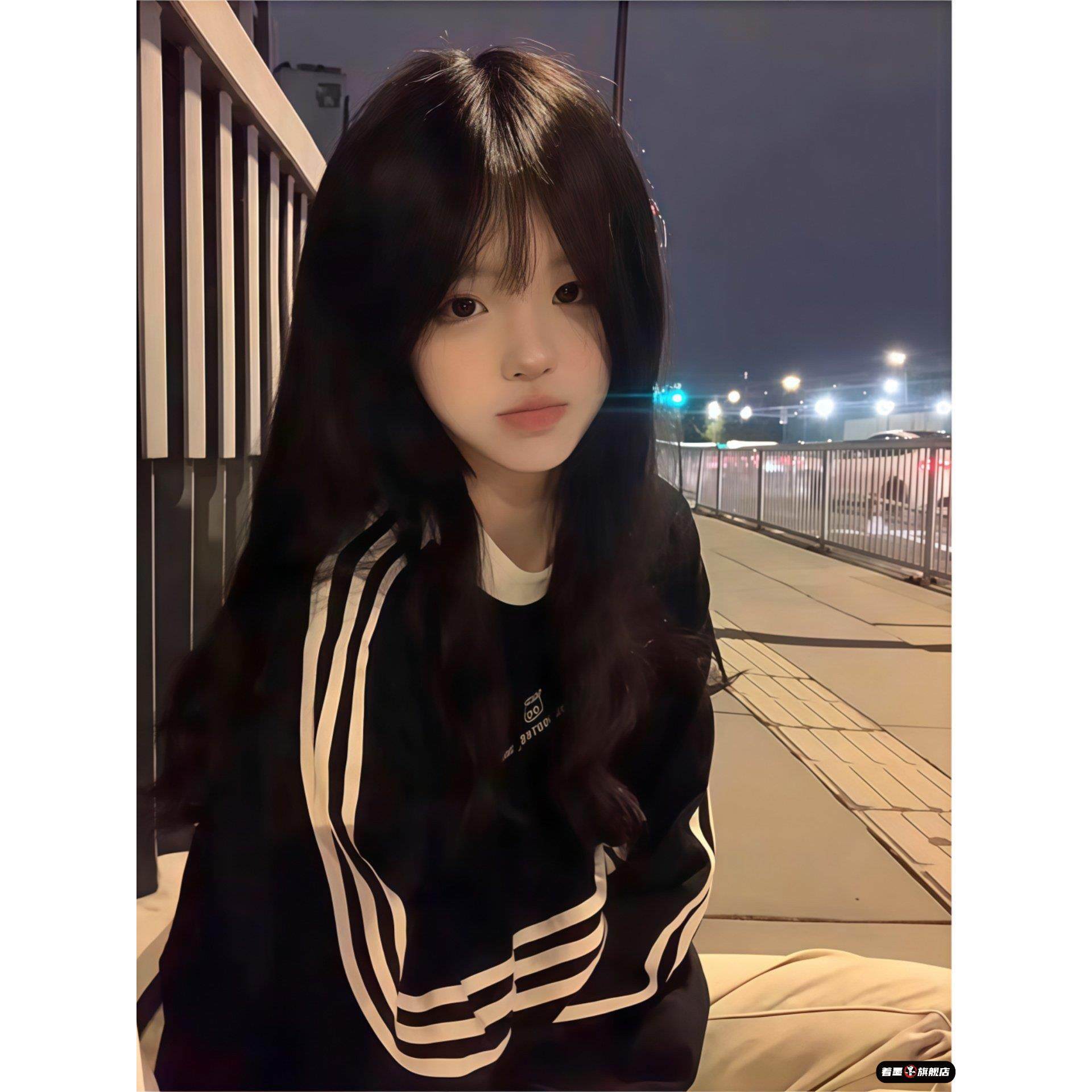 美式三条杠卫衣女大童2025新款秋冬加绒初中高中学生宽松无帽上衣