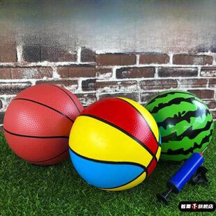 儿童足球类玩具拍拍球幼儿园宝宝充气球幼儿小孩西瓜皮球手抓篮球