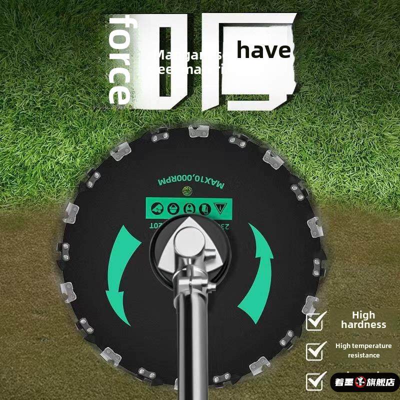 割草机9寸圆形锯片打草机刀片锰钢锯树刀片电动草坪机汽油机配件