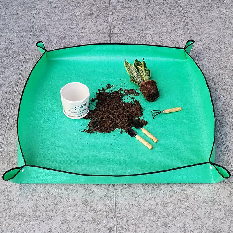 园艺换土垫可折叠收纳家庭移植换土换盆垫加厚防水操作花园垫防漏