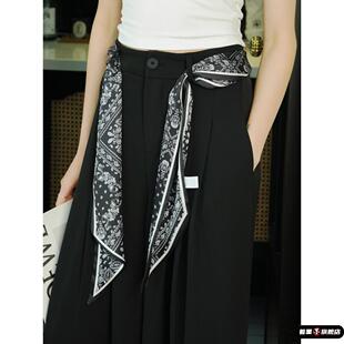 长条丝巾腰带配牛仔裤裙子腰间配饰女2026新款飘带丝带脖饰高级感