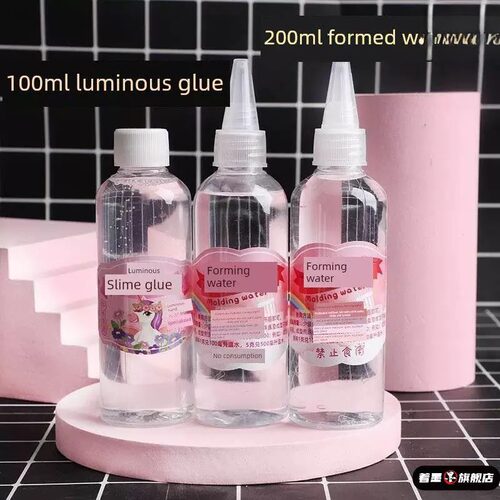 手工制作起泡胶成型水史莱姆做泥的仙女大瓶无毒无硼砂材料防粘手