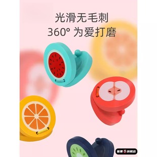 儿童木质响板乐器水果打击 拍打板音乐益智玩具 宝宝音乐启蒙早教