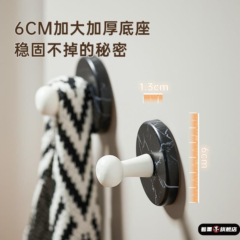 吸盘挂钩木纹大理石纹承重粘胶免打孔入户门