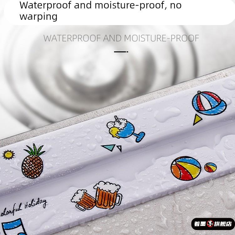 美缝贴防水贴防霉厨房水槽洗碗灶台封边挡水