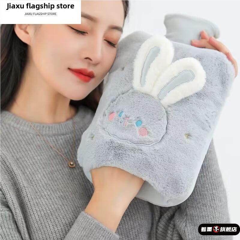 PVC注水热水袋防爆加厚暖肚子毛绒学生可爱灌水暖水袋暖手宝加厚,居家日用,暖手宝,淘宝优惠券,粉丝福利购,淘宝优惠卷