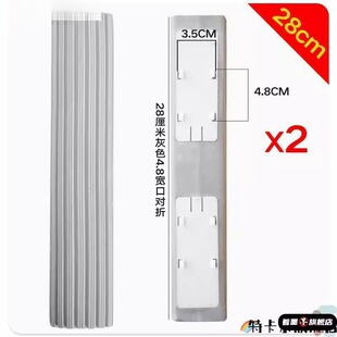 宽口海绵拖把28cm替换头拖布通用头济水墩布对折式胶绵家用吸水