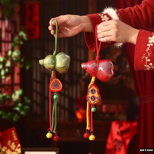 马年室内门上小挂饰葫芦福字装饰挂件2026新款新年过年客厅背景墙