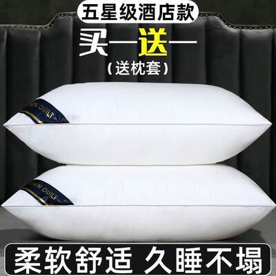 枕头套和枕芯一套成人护颈枕助睡眠家用一对装五星级酒店专用整头